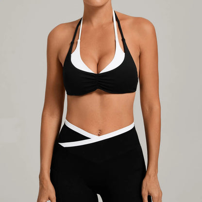 Sportswear Woman's Gym Underwear Stretch Shoulder Strap Fitness Sports Bra Breathable Female Top Yoga Sport Bra Outdoor Jogging