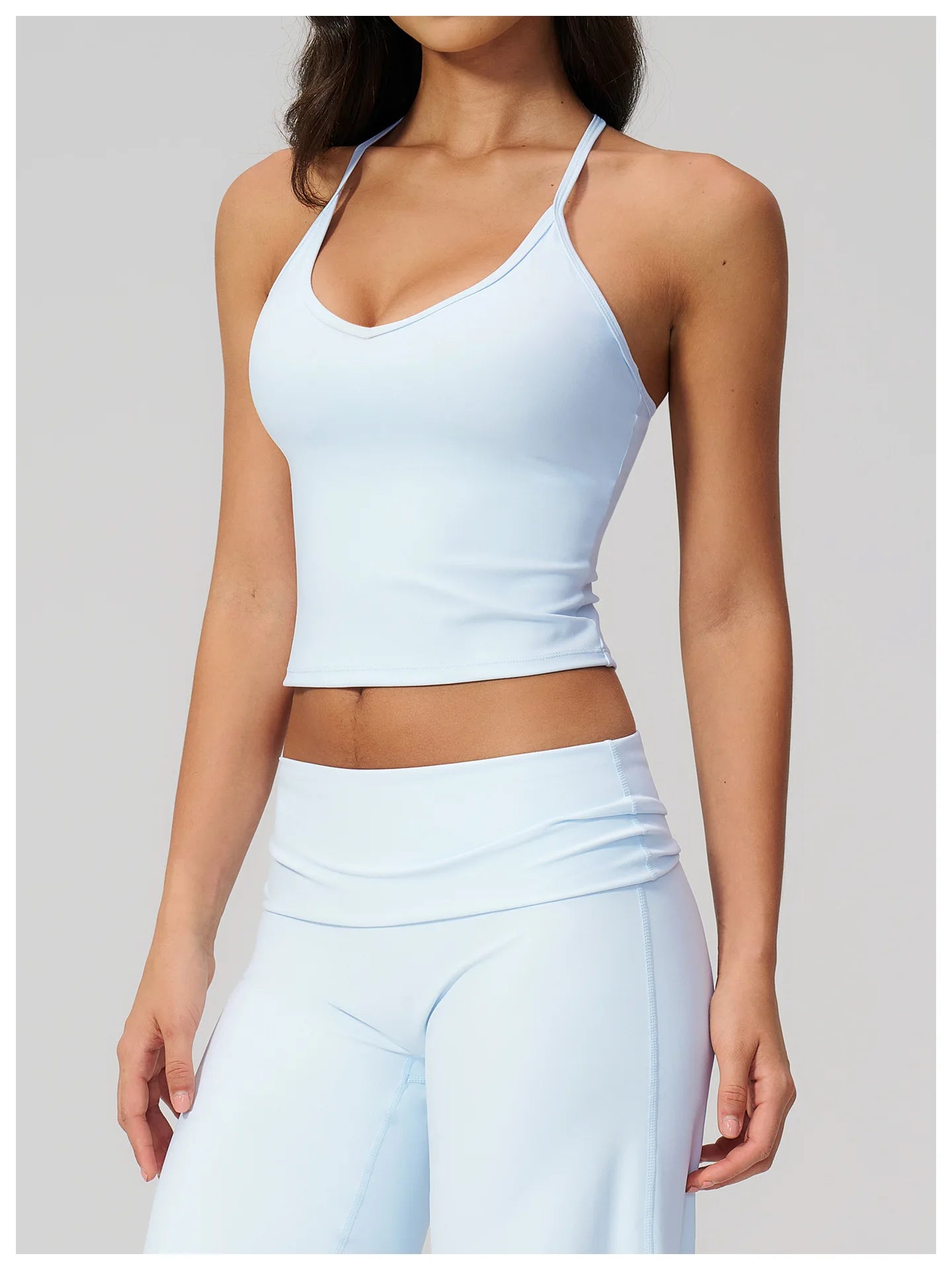 Summer Yoga Vest Women Workout Top Quick-Dry Crop Top Shockproof Gym Vest Female Running Tight Top Beautiful back Sports Tops