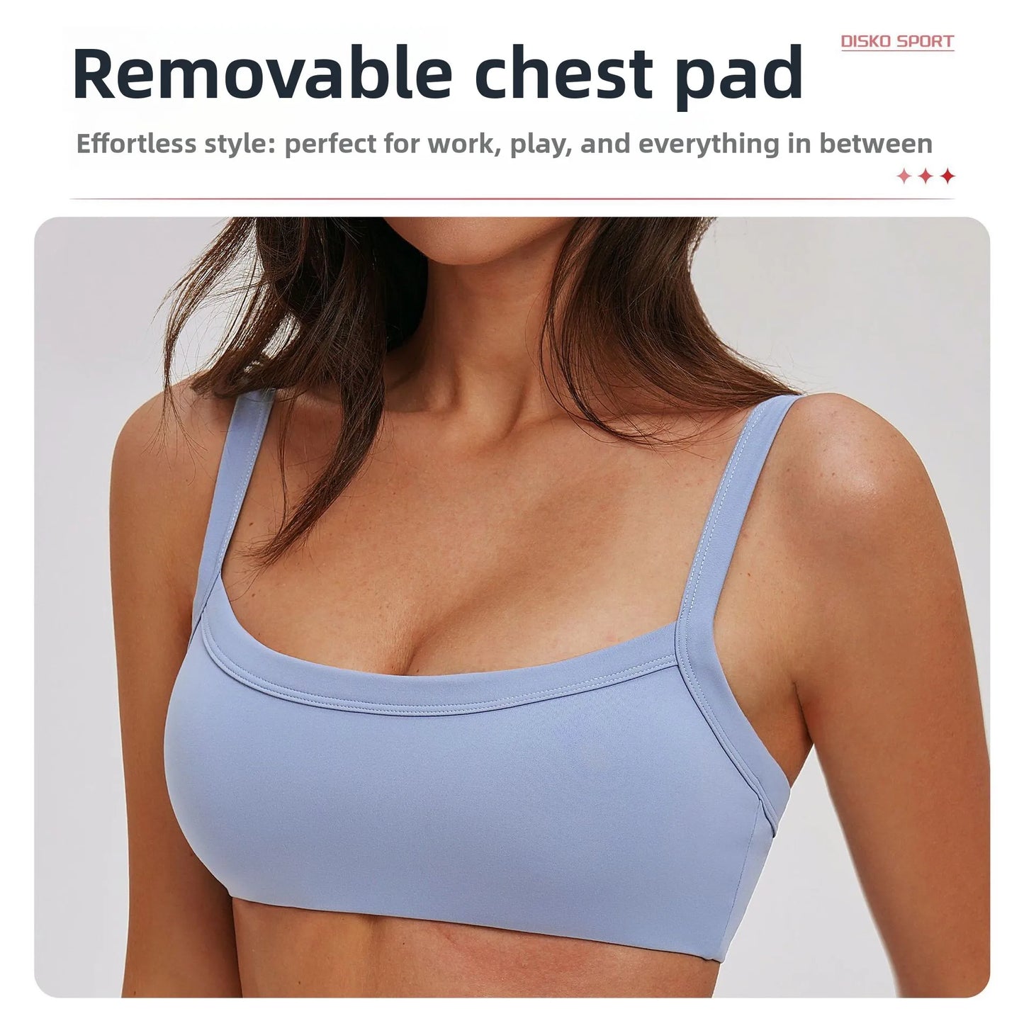 Women's Sports Underwear Lnvisible Bra Breathable Comfortable Elastic Shockproof Underwear Without Steel Rings Sports Underwear