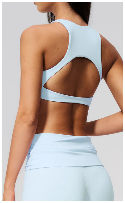 Summer Yoga Bra Women's Fitness Underwear Shockproof Sports Bra Sexy Beautiful Back Sports Bra Female Breathable Top Running Bra
