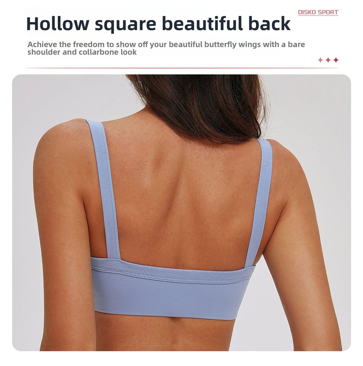 Women's Sports Underwear Lnvisible Bra Breathable Comfortable Elastic Shockproof Underwear Without Steel Rings Sports Underwear