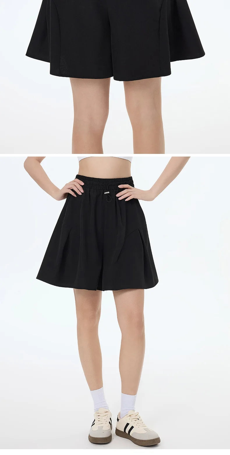 Female Yoga Wide-leg Shorts Workout Running Women FitnessWorkout Short For Ladies Gym Shorts Fitness Sportwear Summer Yoga Short