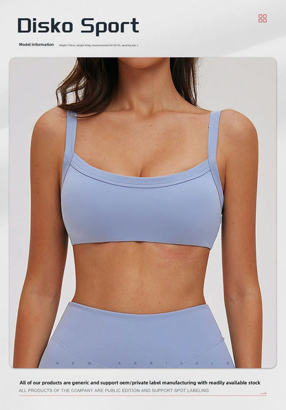 Women's Sports Underwear Lnvisible Bra Breathable Comfortable Elastic Shockproof Underwear Without Steel Rings Sports Underwear