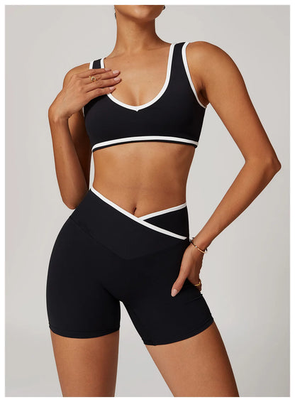 New Women Sports Bra Back High Impact Workout Sport Top Crop Fitness Wear For Yoga Gym Brassiere Sportswear Gym Push Up Bra