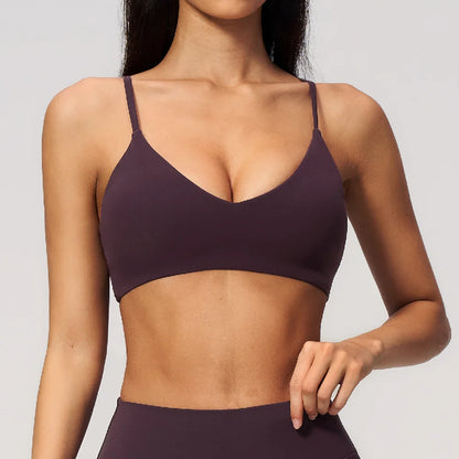 Summer Yoga Bra Women Shockproof Top Breathable Sports Bra Running Push Up Top Female Gym Workout Yoga Underwear Fitness Vest