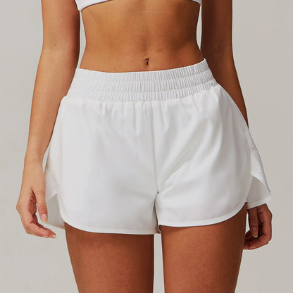 Running Shorts 2024 Summer Women Sports Shorts Lining 2 In 1 Quick-dry Yoga Shorts Breathable Fitness Shorts High Waist Fitness