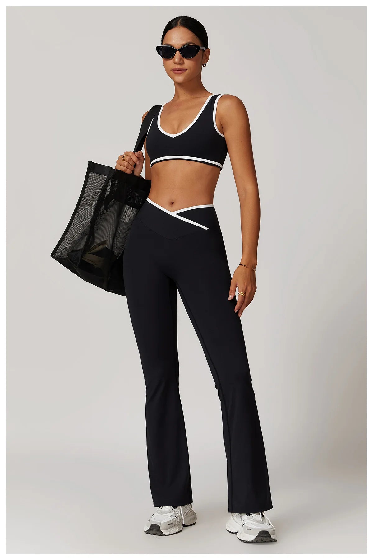 New Women Sports Bra Back High Impact Workout Sport Top Crop Fitness Wear For Yoga Gym Brassiere Sportswear Gym Push Up Bra
