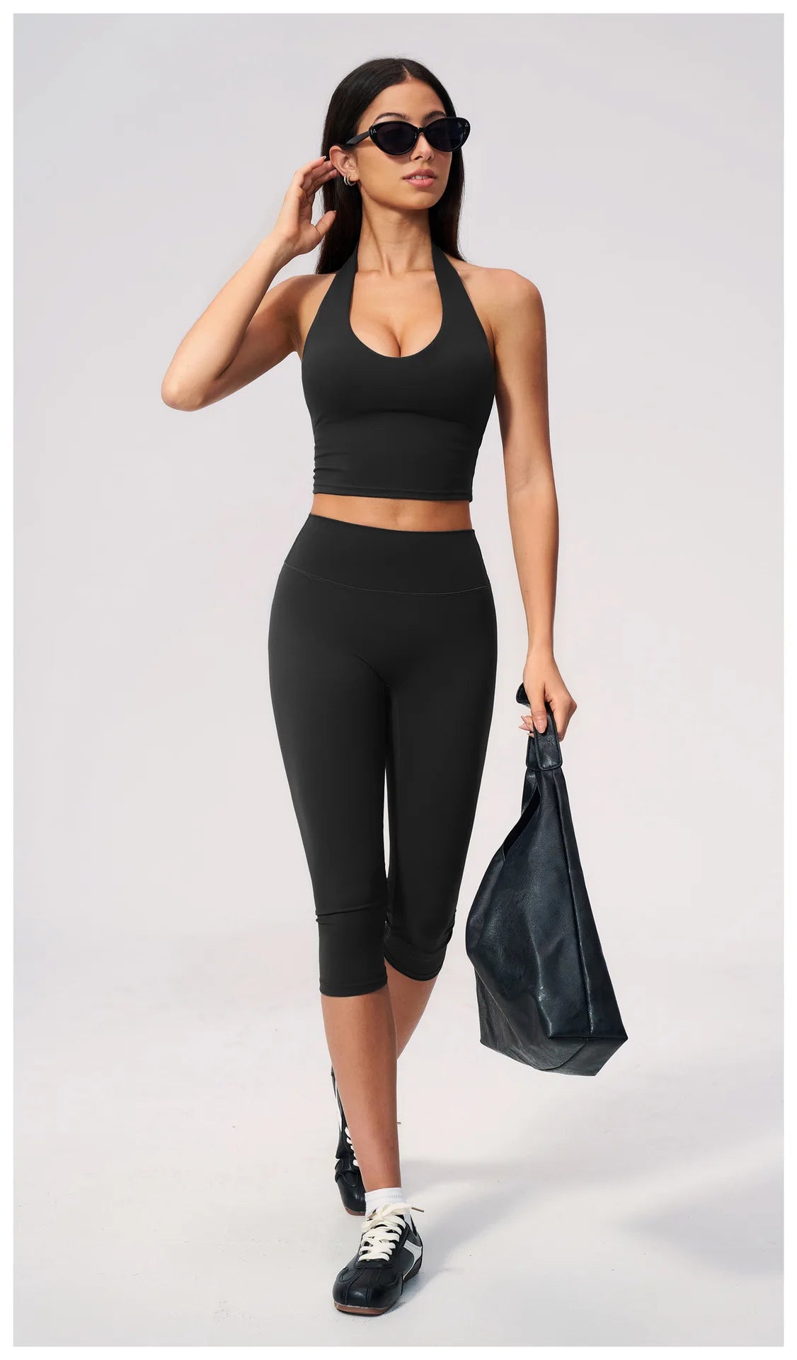 Summer New Yoga Bra Women Sports Shockproof Bra Sexy V-Neck Fitness Underwear Female Backless Sports Bra Gym Push Up Workout Top