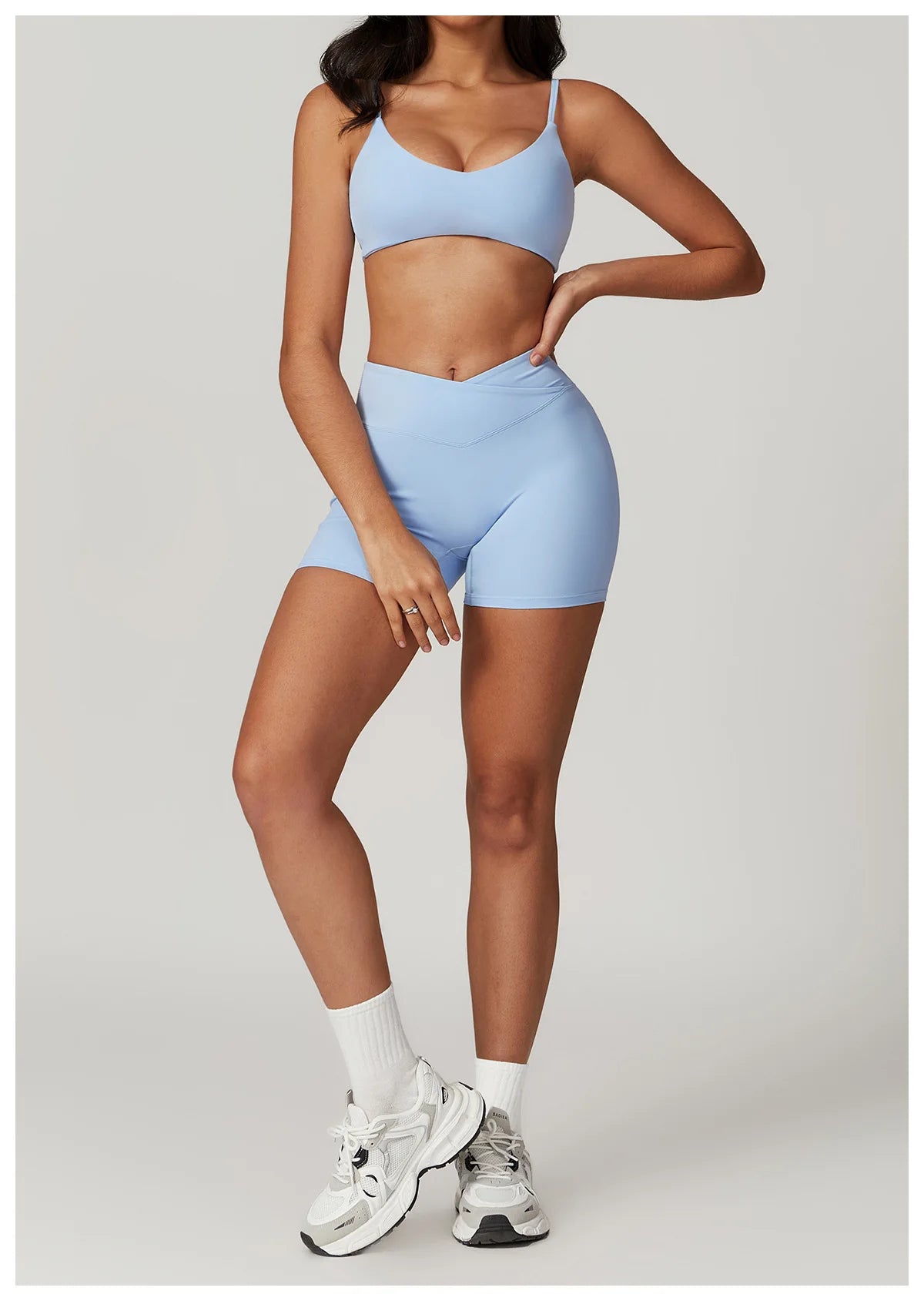 Yoga Shorts Women Fitness Shorts Running Cycling Shorts Quick Drying Sports Leggings High Waist Summer Workout Gym Push-up Short
