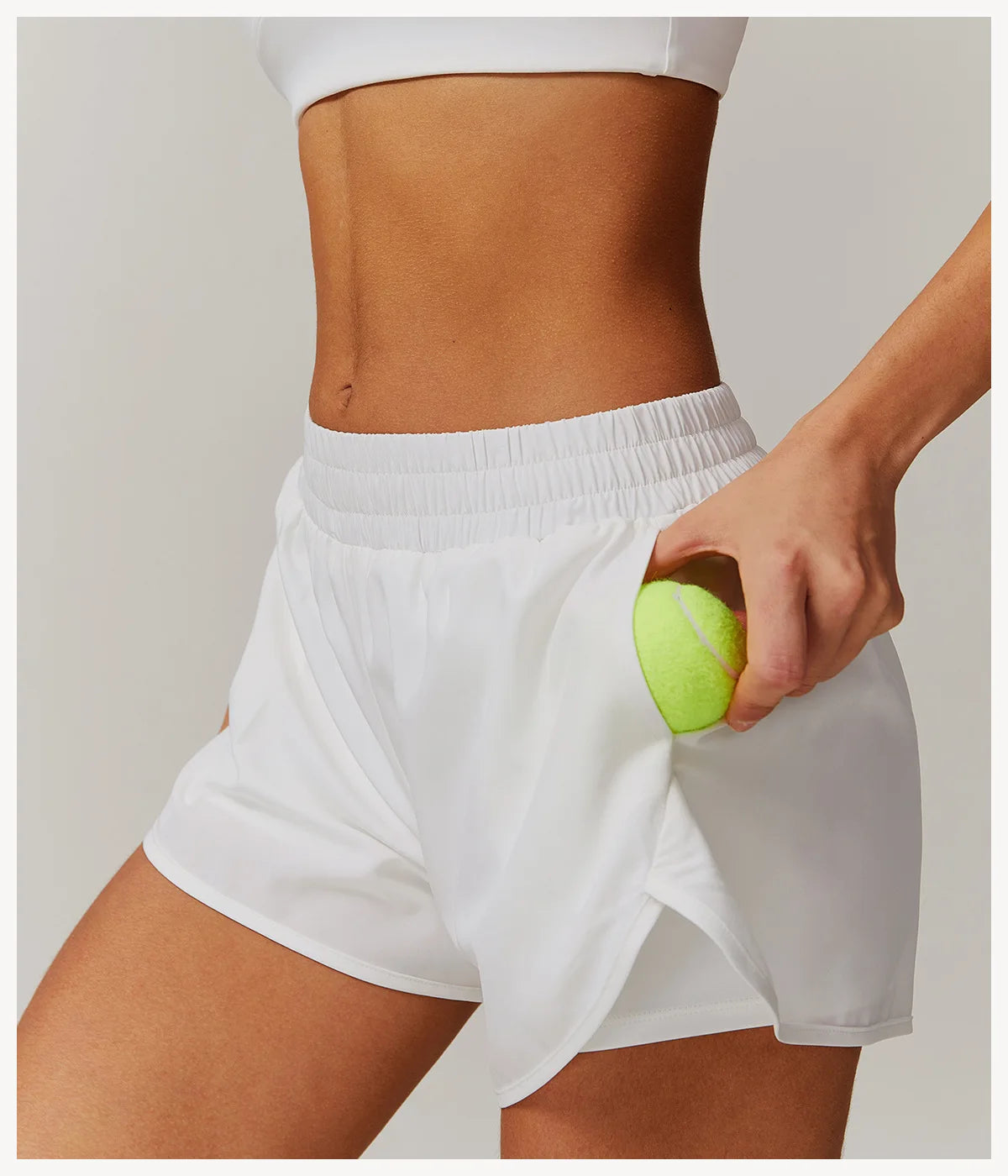 Running Shorts 2024 Summer Women Sports Shorts Lining 2 In 1 Quick-dry Yoga Shorts Breathable Fitness Shorts High Waist Fitness