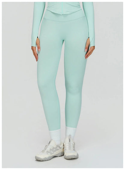 Seamless Leggings Summer Women Yoga Leggings Gym V Shaped Tight Fitness Pants Running Cycling Trousers High Waist Sports Legging