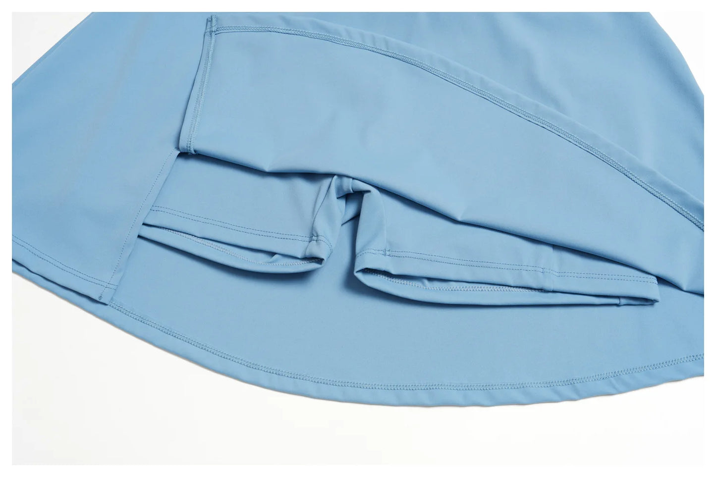 Outdoor Sports Yoga Skirt  Yoga Quick Drying A-line Skirt Women's Badminton Tennis Skirt Summer Cool and Anti Glare Lined Shorts