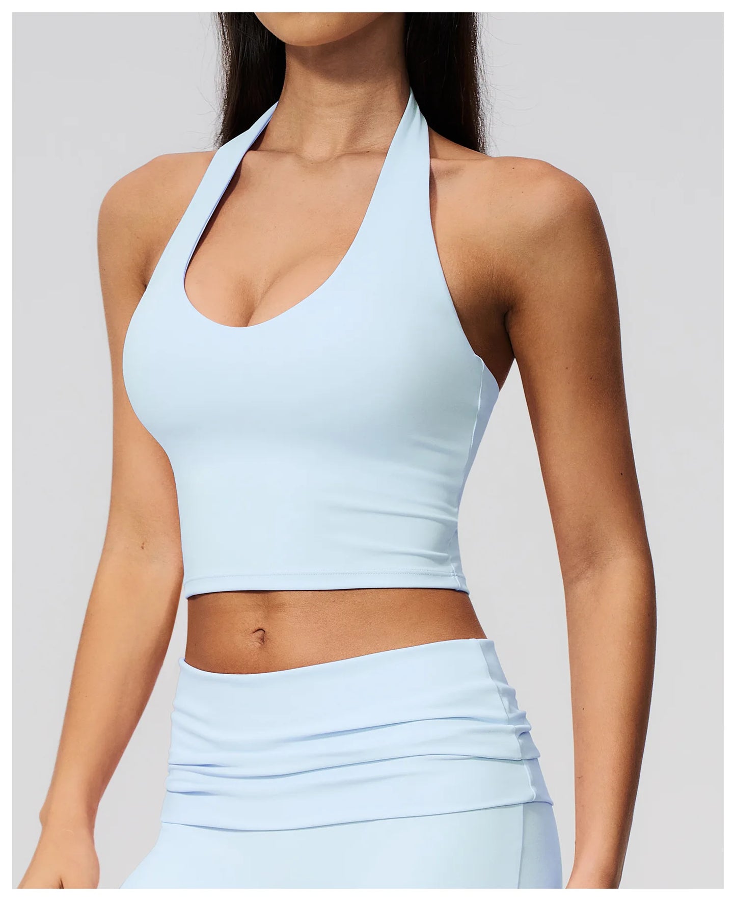 Summer New Yoga Bra Women Sports Shockproof Bra Sexy V-Neck Fitness Underwear Female Backless Sports Bra Gym Push Up Workout Top