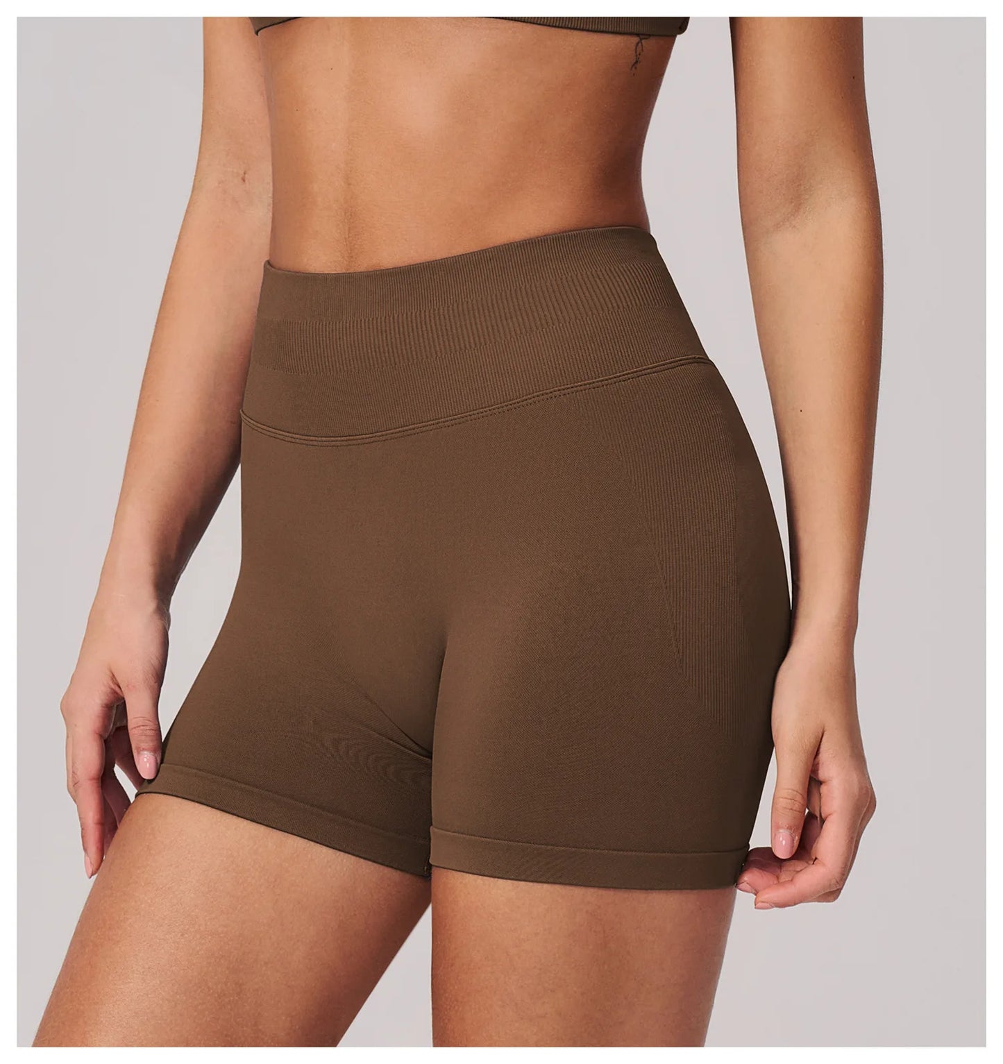 Seamless Sports Shorts Women Yoga Shorts High Waist Workout Shorts Breathable Sports Leggings Gym Shorts Running Cycling Shorts