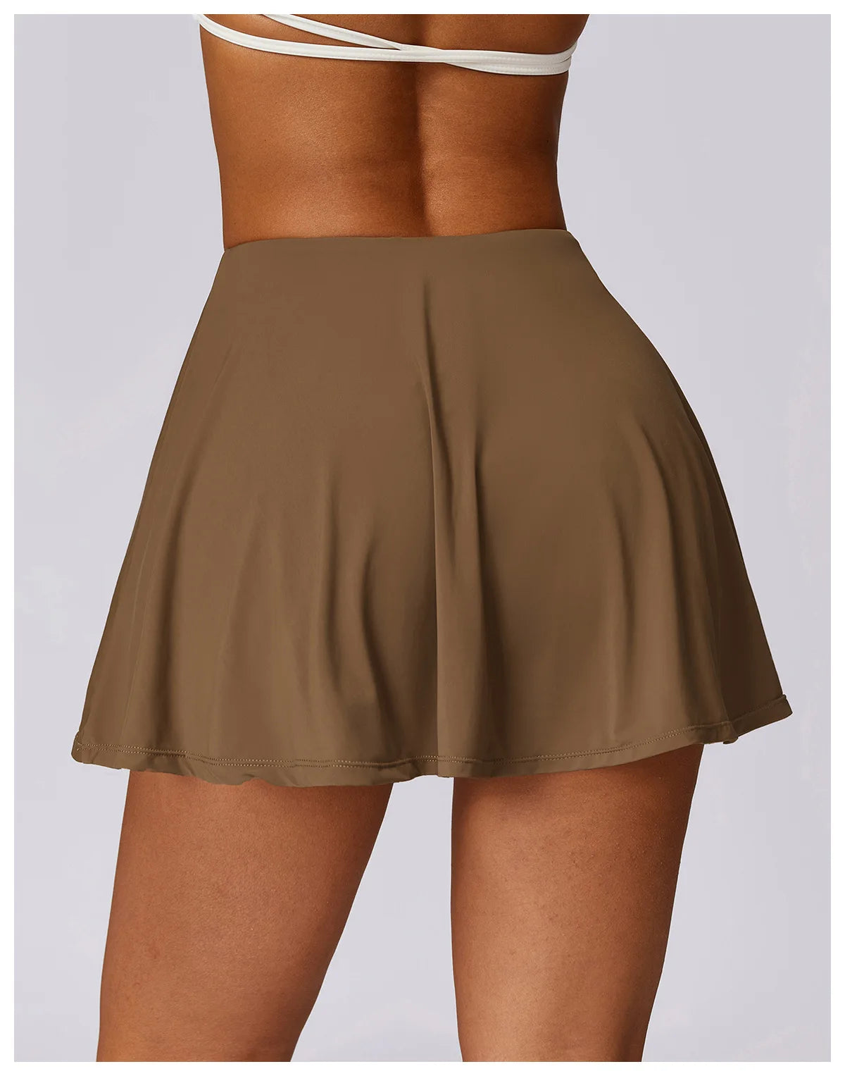 New Gym Yoga High Waist Yoga Skirt Tennis Sports Fitness Push Up Quick Drying Sun Protection Skirt UV Protection