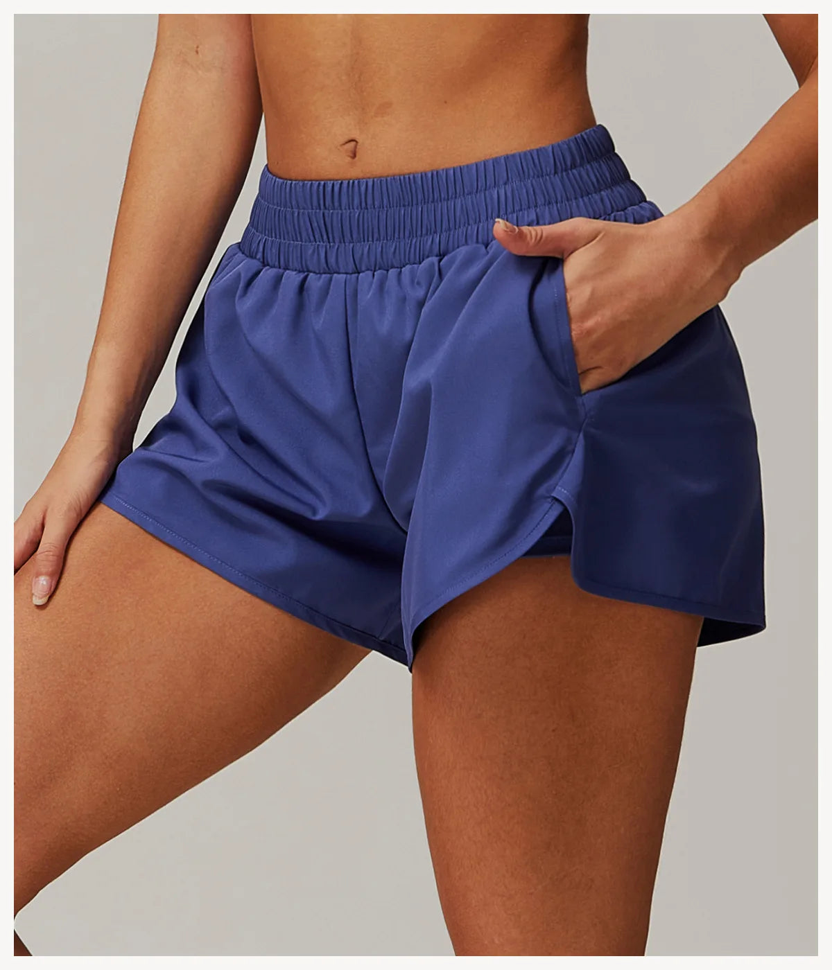 Running Shorts 2024 Summer Women Sports Shorts Lining 2 In 1 Quick-dry Yoga Shorts Breathable Fitness Shorts High Waist Fitness