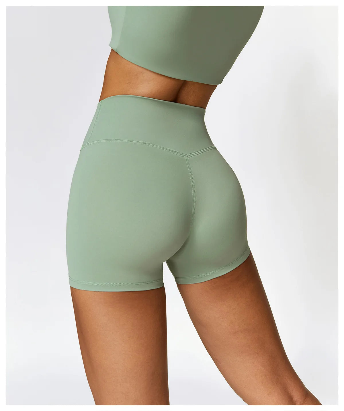 Women High Waist Yoga Shorts Running Cycling Shorts Breathable Fitness Shorts Female Summer Workout Shorts Gym Sports Tights