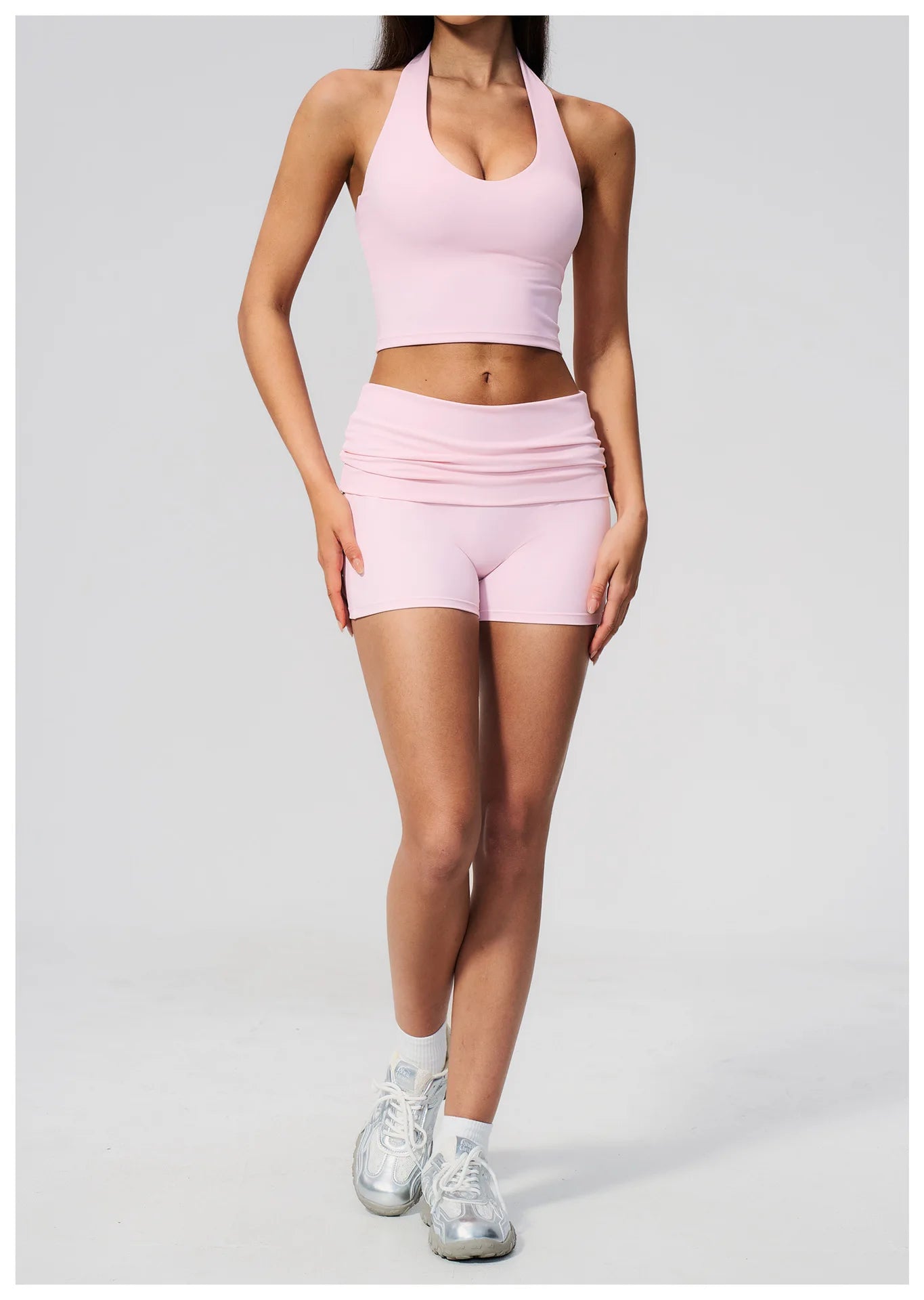 Summer New Yoga Bra Women Sports Shockproof Bra Sexy V-Neck Fitness Underwear Female Backless Sports Bra Gym Push Up Workout Top