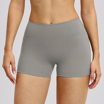 Women High Waist Yoga Shorts Running Cycling Shorts Breathable Fitness Shorts Female Summer Workout Shorts Gym Sports Tights