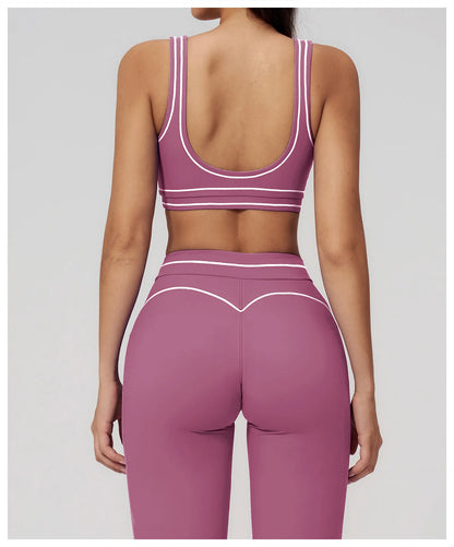 Yoga Bra Women's Shockproof Sports Bra Summer Top Push Up Fitness Underwear Female Sport Tops Breathable Running Vest Bralette