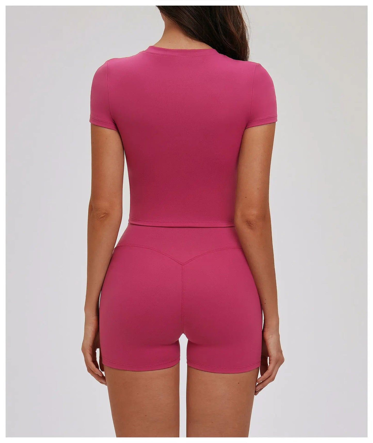 Women Yoga Shirt Gym Top Running Active Wear Sport Top Yoga Top Sport T Shirts Fitness Clothes Short Sleeve Women's Sportswear