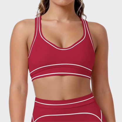 Sports Tank Top Women Sexy Fitness Bra Tights Backless Gym Clothe Underwear Yoga Bras High Running Training Shockproof Chest Pad