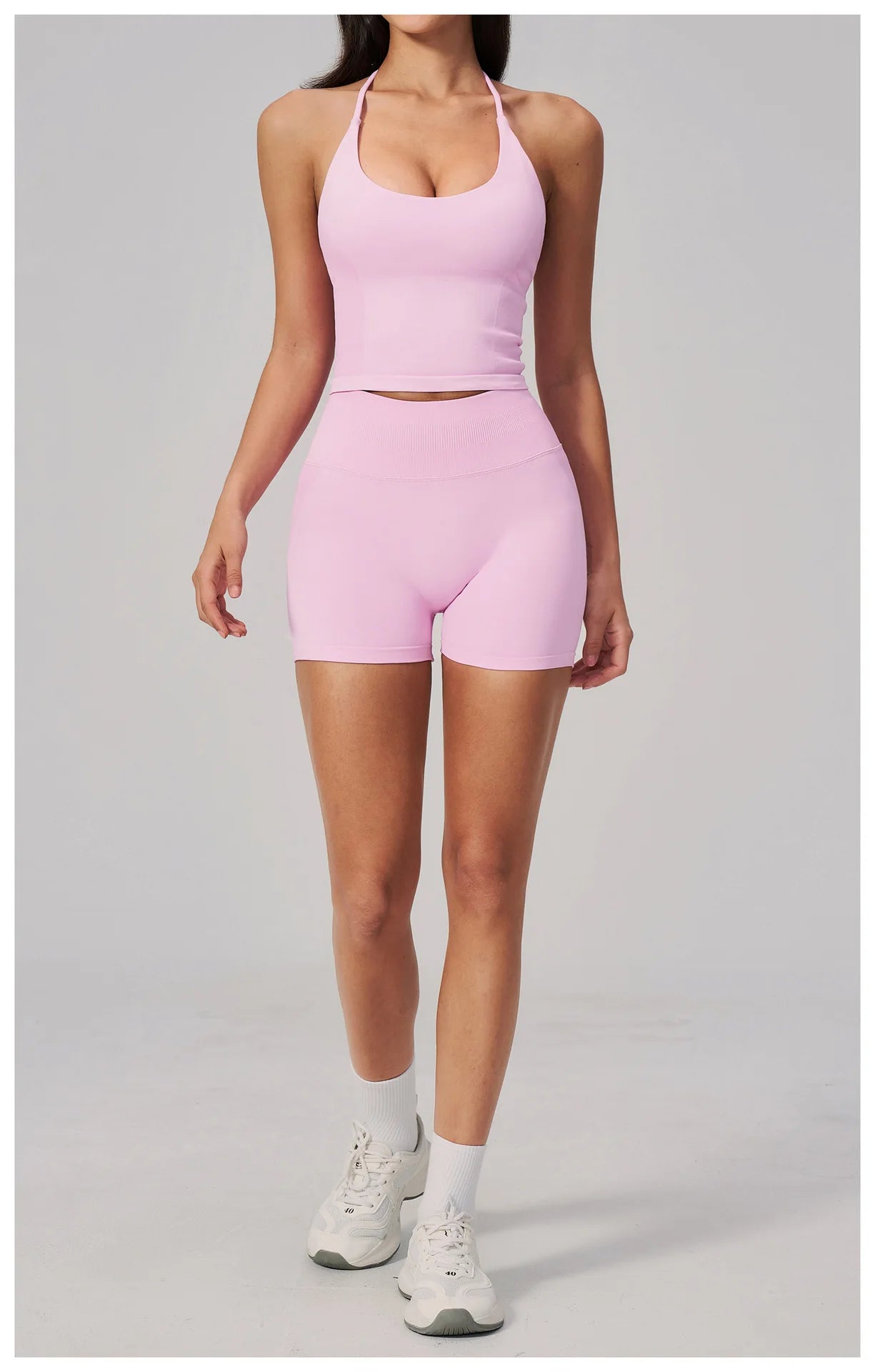 Seamless Sports Shorts Women Yoga Shorts High Waist Workout Shorts Breathable Sports Leggings Gym Shorts Running Cycling Shorts