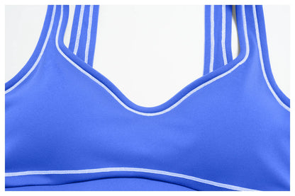 Yoga Bra Women's Shockproof Sports Bra Summer Top Push Up Fitness Underwear Female Sport Tops Breathable Running Vest Bralette