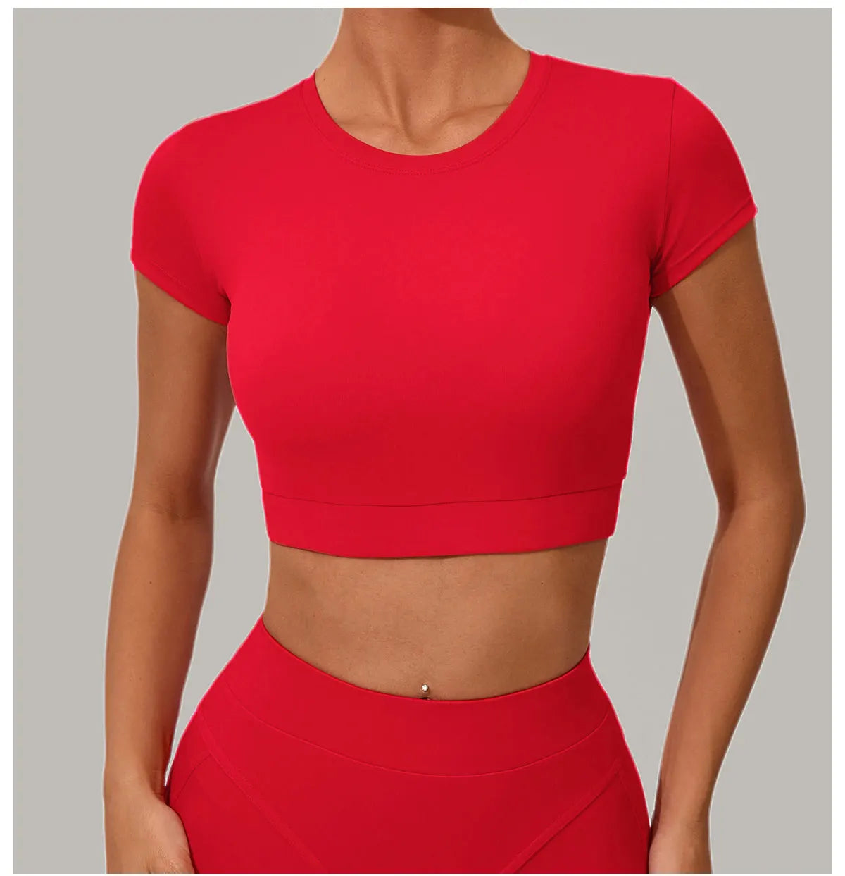 Women Yoga Top Sport T-Shirts Exercise Fitness Clothes Short Sleeve Yoga Shirt Gym Top Running Quick Drying Workout Sport Top