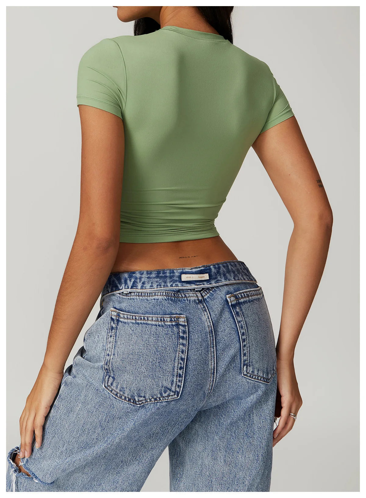 Summer Gym Crop Tops Women Yoga T-shirts Fitness Short Sleeved Workout Shirts Gym Sports Shirts Female Running Active Yoga Wea