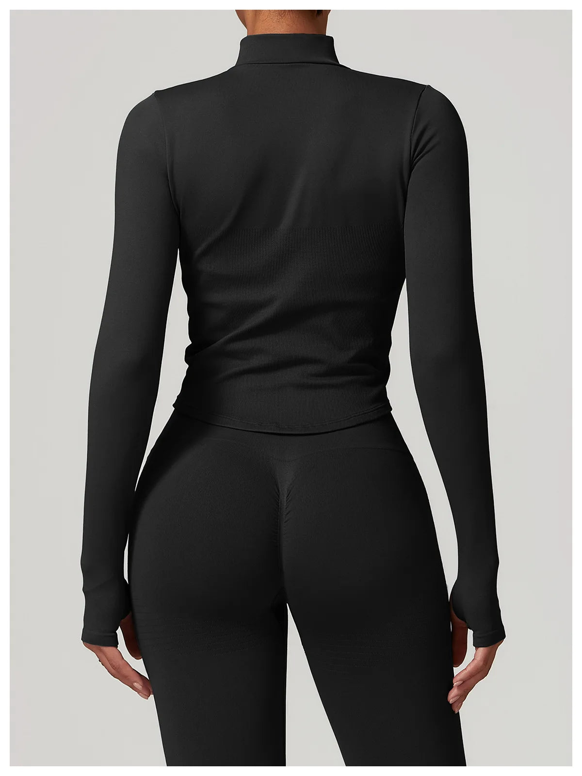 New Zipper Sports Top Women Gym Long Sleeve for Fitness Seamless Coat  Clothing Running Workout Tights Gym Tops Yoga Shirts