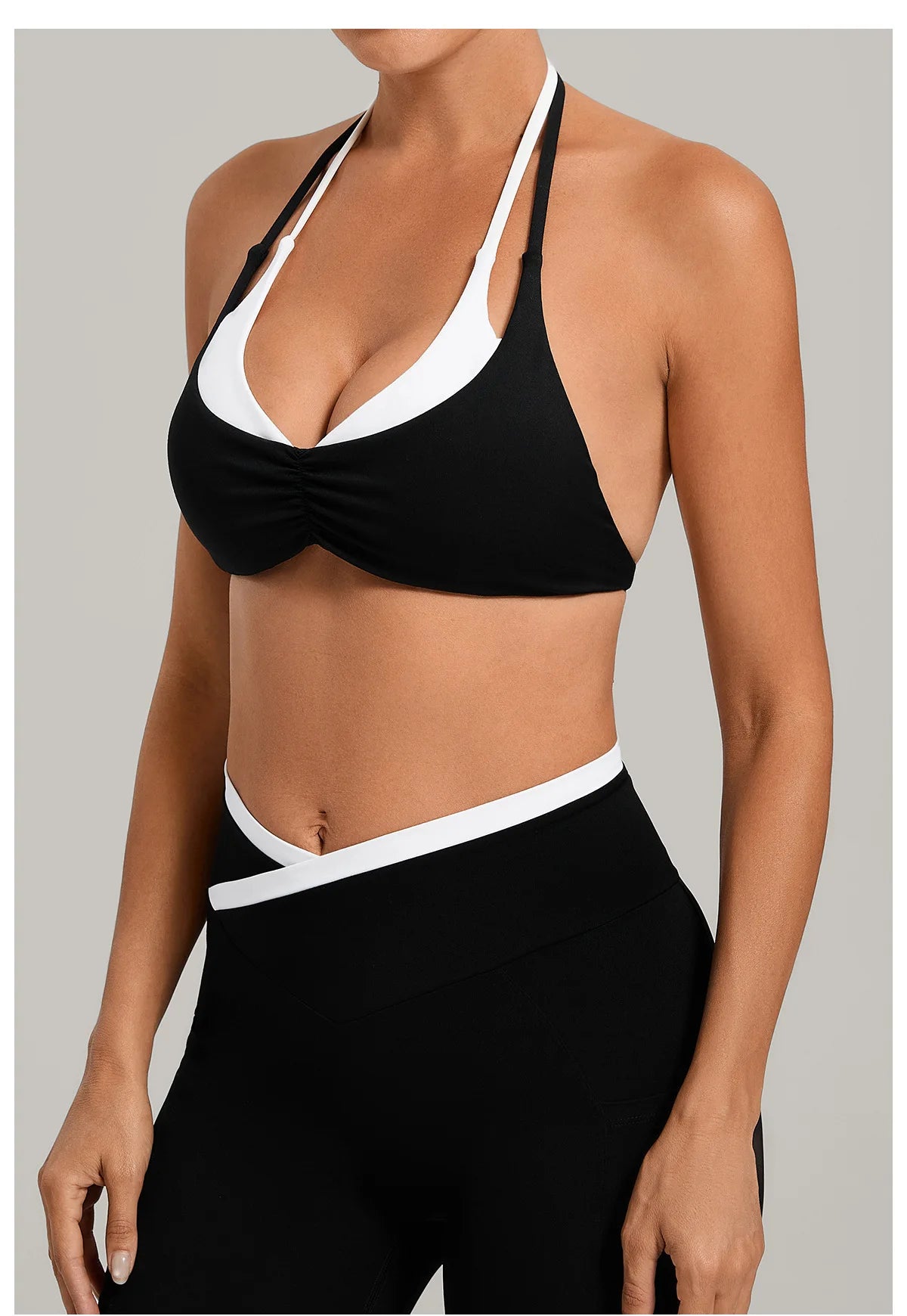 Sportswear Woman's Gym Underwear Stretch Shoulder Strap Fitness Sports Bra Breathable Female Top Yoga Sport Bra Outdoor Jogging