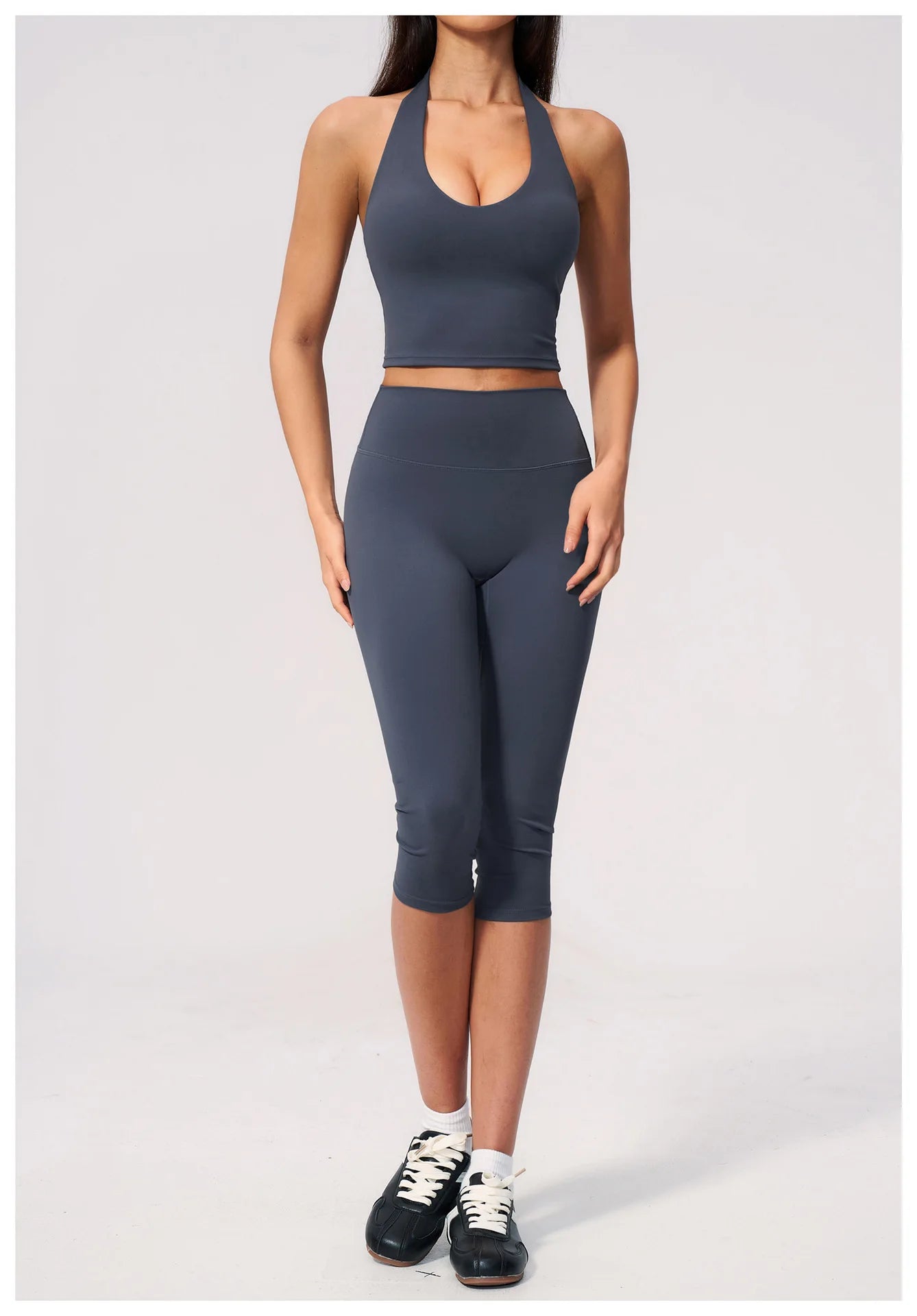 Summer New Yoga Bra Women Sports Shockproof Bra Sexy V-Neck Fitness Underwear Female Backless Sports Bra Gym Push Up Workout Top
