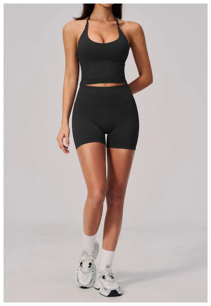 Seamless Sports Shorts Women Yoga Shorts High Waist Workout Shorts Breathable Sports Leggings Gym Shorts Running Cycling Shorts