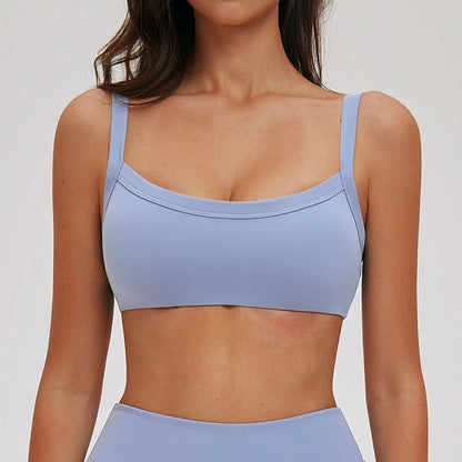 Women's Sports Underwear Lnvisible Bra Breathable Comfortable Elastic Shockproof Underwear Without Steel Rings Sports Underwear