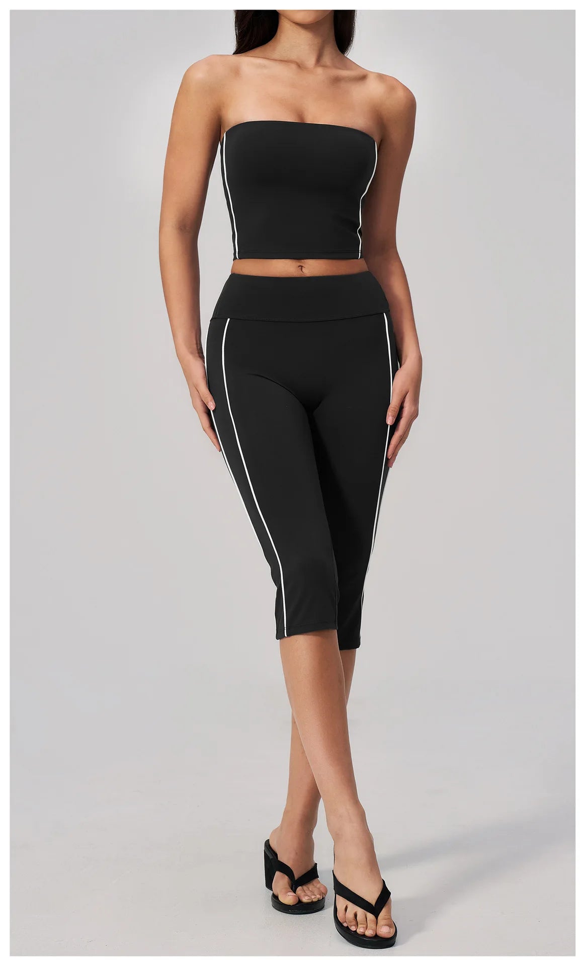 Women Summer Strapless Sports Bra Summer Running Strapless Top Shockproof Workout Bra Female Beautiful Back Bra Sexy Yoga Bra