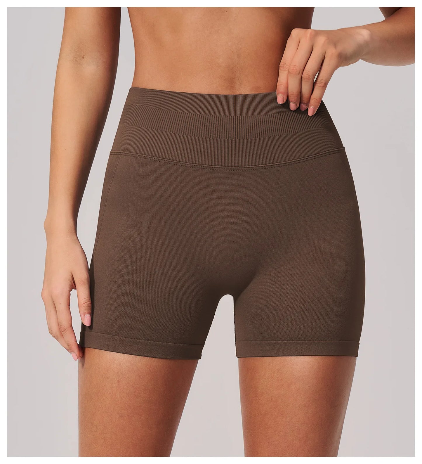 Seamless Sports Shorts Women Yoga Shorts High Waist Workout Shorts Breathable Sports Leggings Gym Shorts Running Cycling Shorts