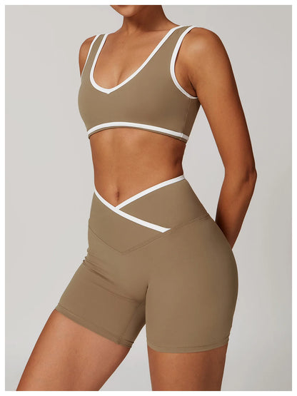 New Women Sports Bra Back High Impact Workout Sport Top Crop Fitness Wear For Yoga Gym Brassiere Sportswear Gym Push Up Bra