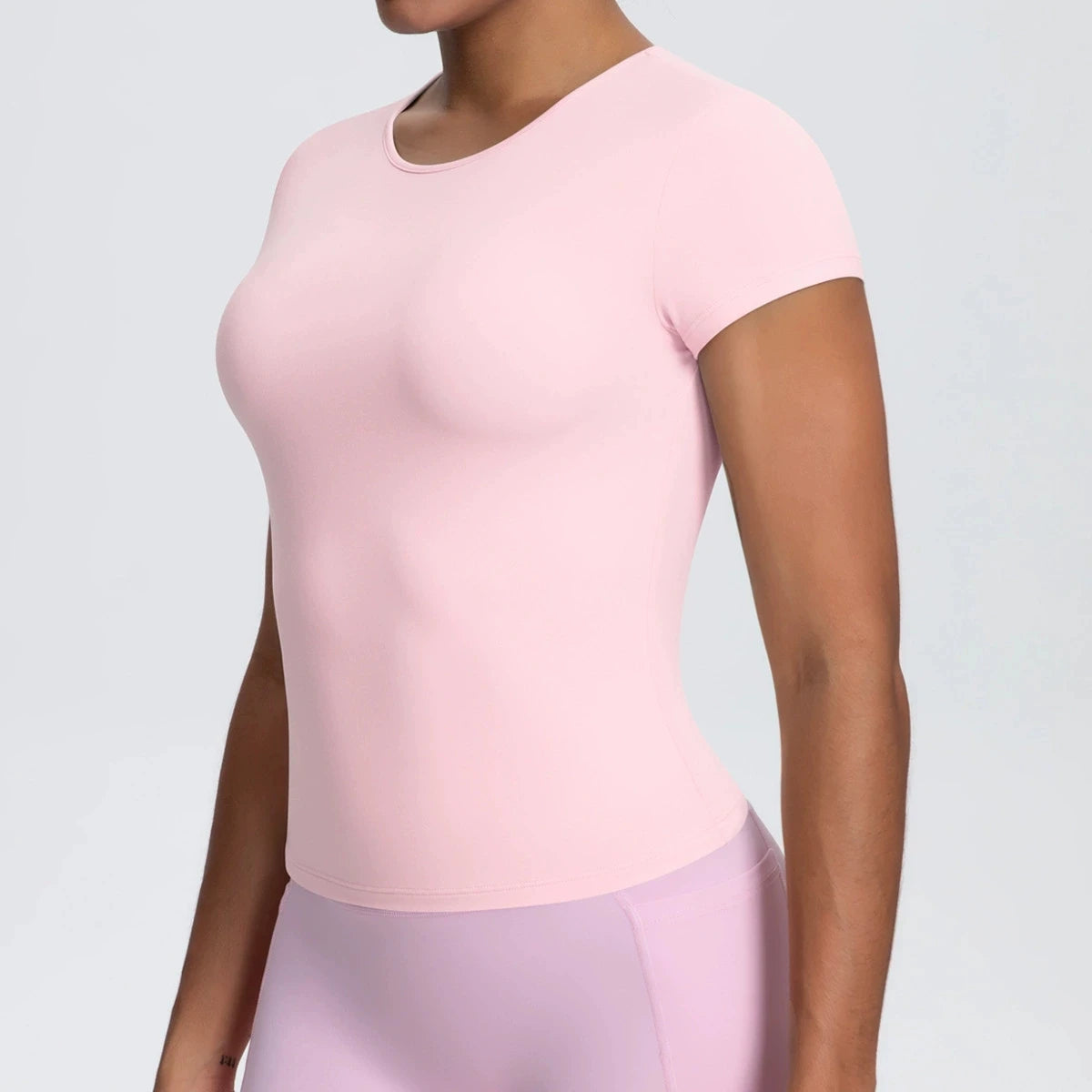 Best Selling New Models Yoga T-Short Sleeve Athletic Yoga Running Sexy Summer Gym Workout Quick Dry Stretchy Tees Tops Baselayer