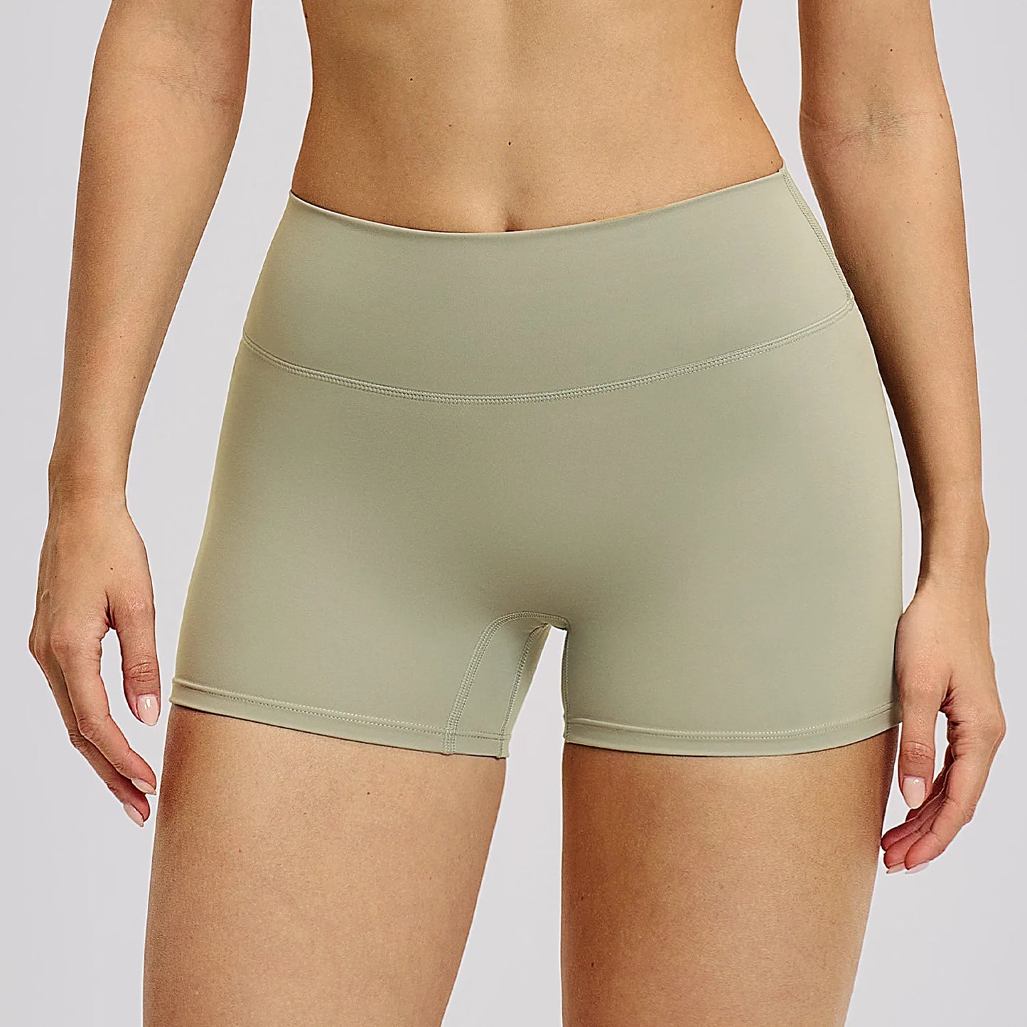 Women High Waist Yoga Shorts Running Cycling Shorts Breathable Fitness Shorts Female Summer Workout Shorts Gym Sports Tights