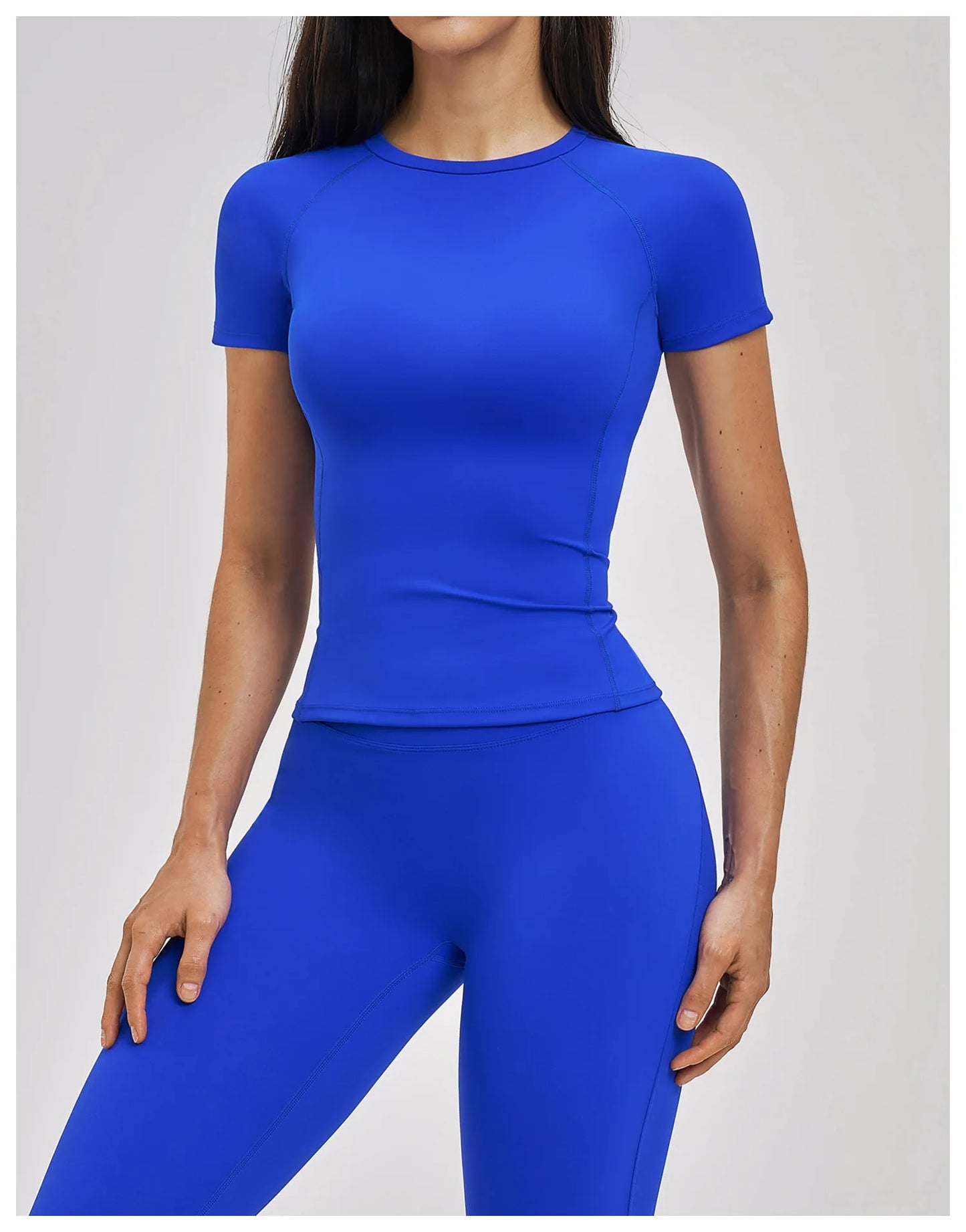 Women's Clothes Yoga Top Sport T Shirt Fitness Clothes Short Sleeve Yoga Shirt Gym Top Female Workout Active Wear Sport Tops