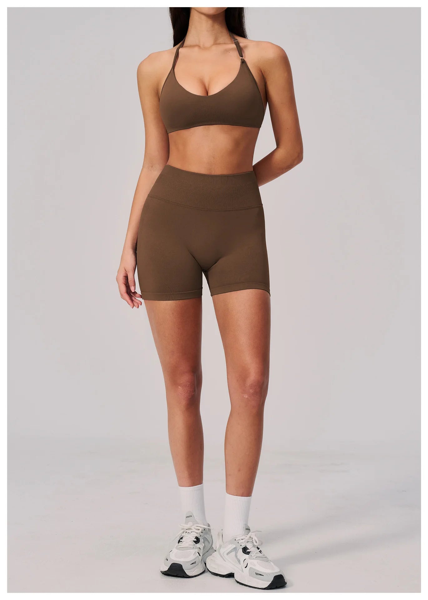 Seamless Sports Shorts Women Yoga Shorts High Waist Workout Shorts Breathable Sports Leggings Gym Shorts Running Cycling Shorts