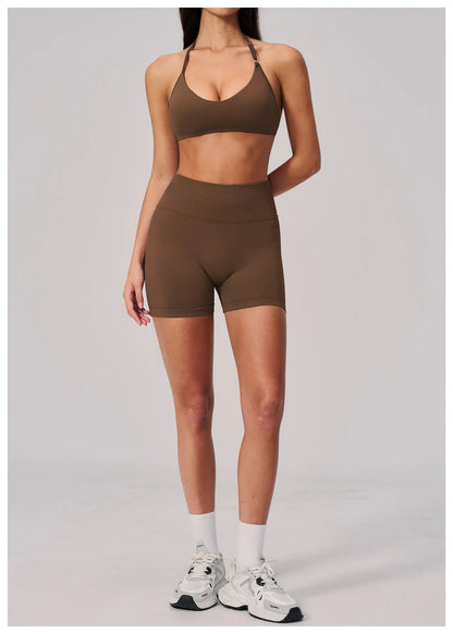 Seamless Sports Shorts Women Yoga Shorts High Waist Workout Shorts Breathable Sports Leggings Gym Shorts Running Cycling Shorts